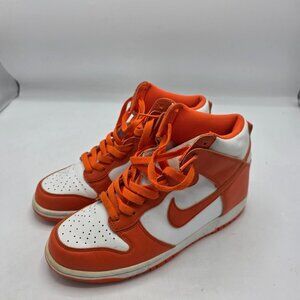 Nike Dunk High SP Syracuse 2020 7Y 8.5W GS DB2179-100 Blaze Orange